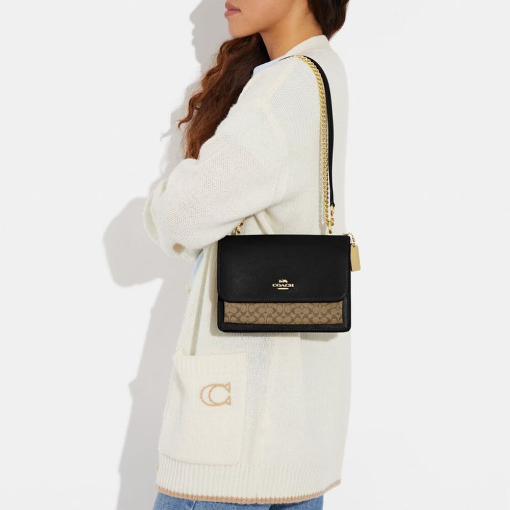 NWT Coach Outlet Klare Crossbody Bag In Micro Signature Canvas - Picture 5 of 8